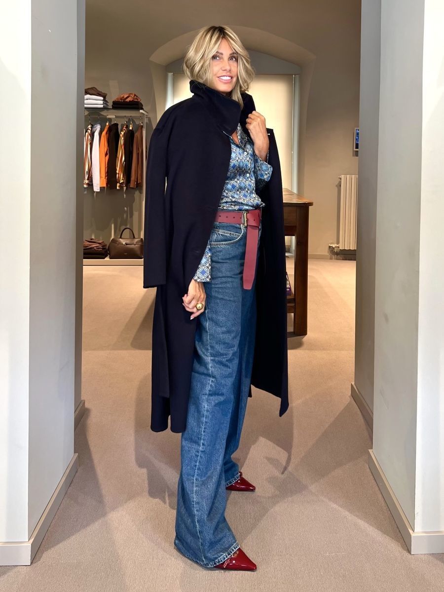 Cappotto Paris Blu Notte THE DYNAMIS STUDIO