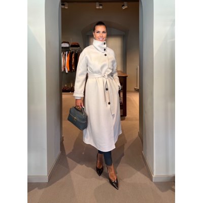 Cappotto Paris Avorio THE DYNAMIS STUDIO