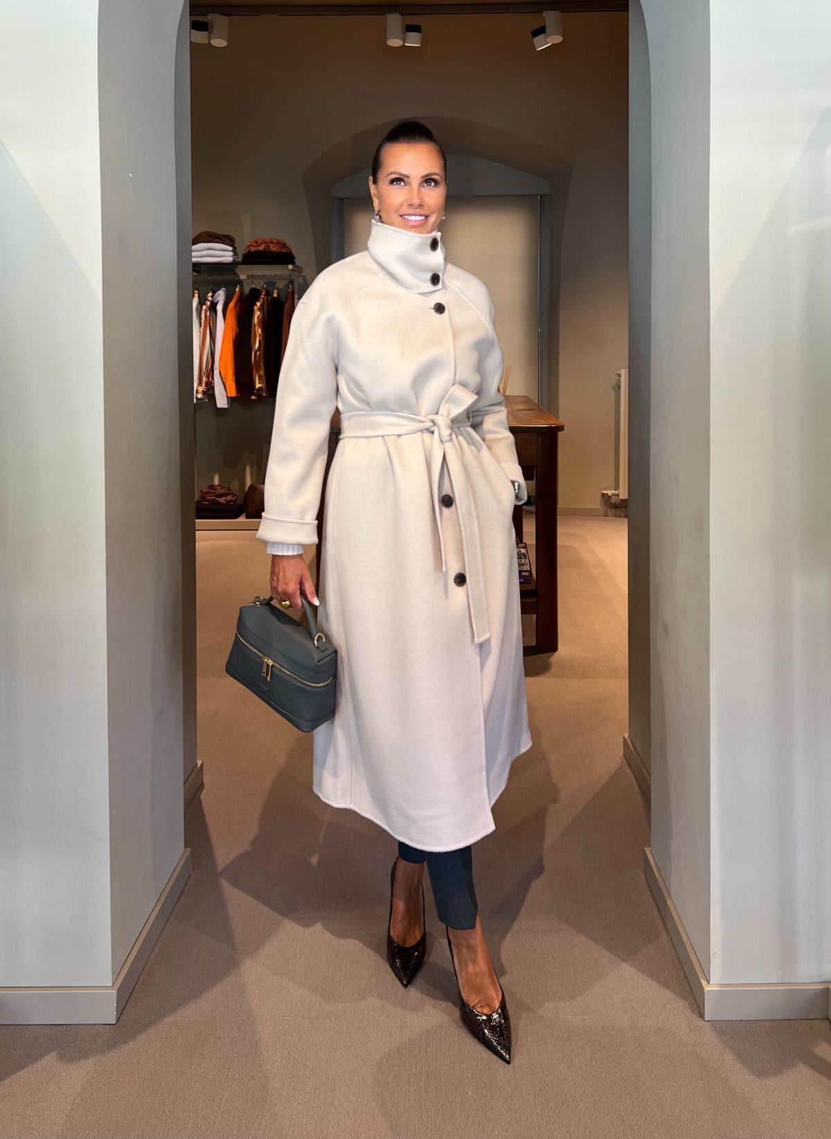 Cappotto Paris Avorio THE DYNAMIS STUDIO