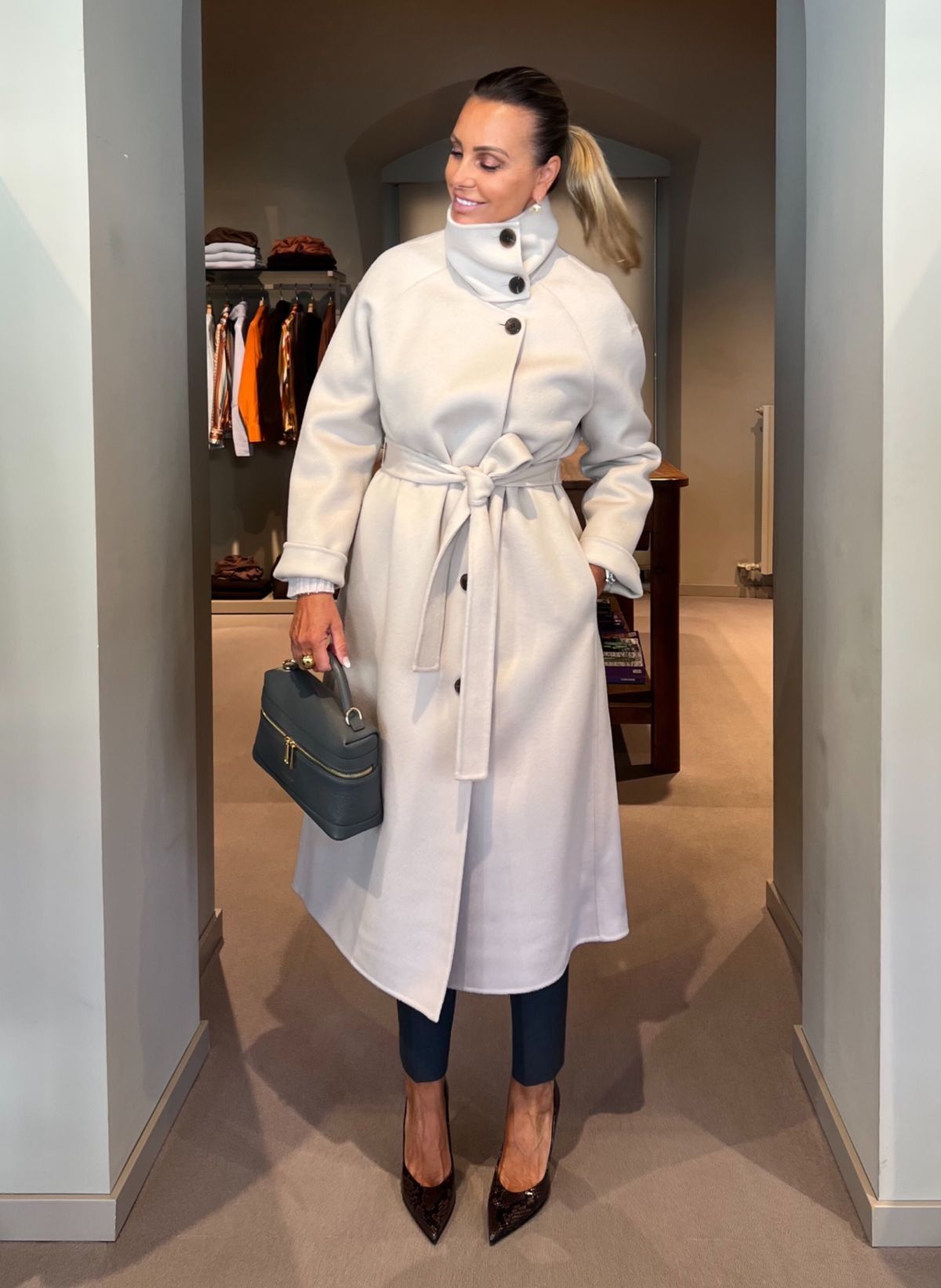 Cappotto Paris Avorio THE DYNAMIS STUDIO