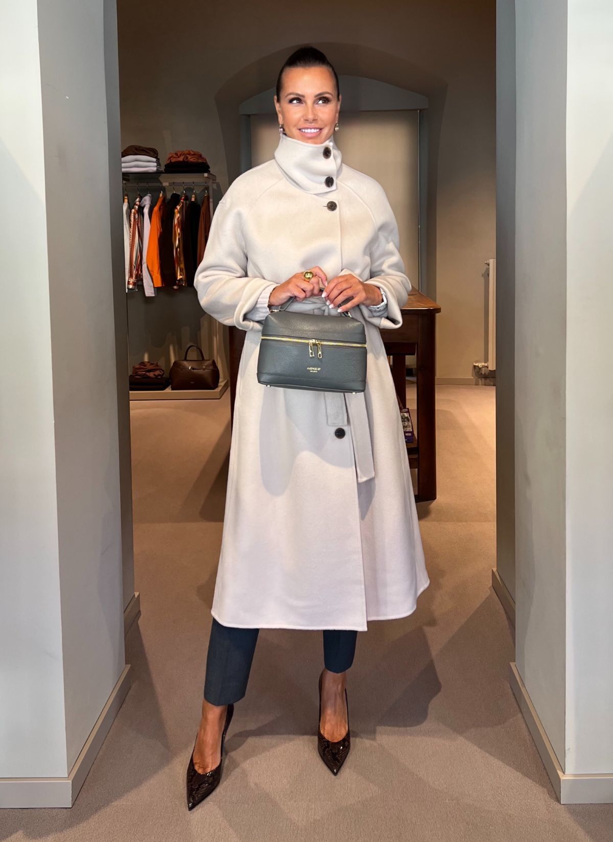 Cappotto Paris Avorio THE DYNAMIS STUDIO