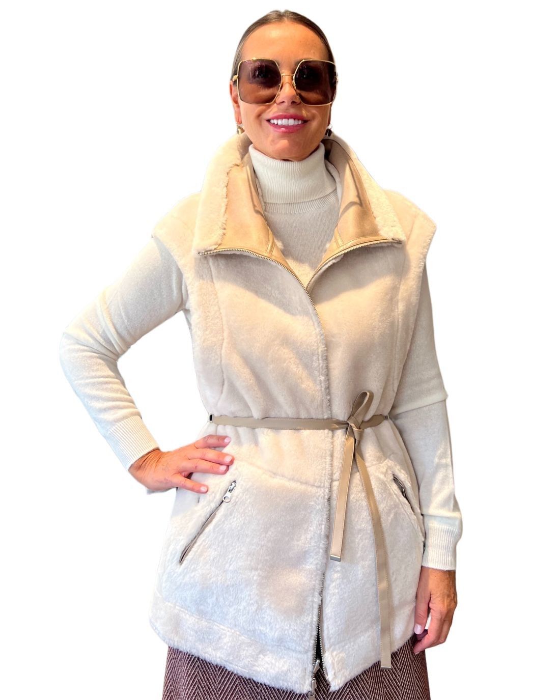 Gilet Reversibile Beige URBANCODE