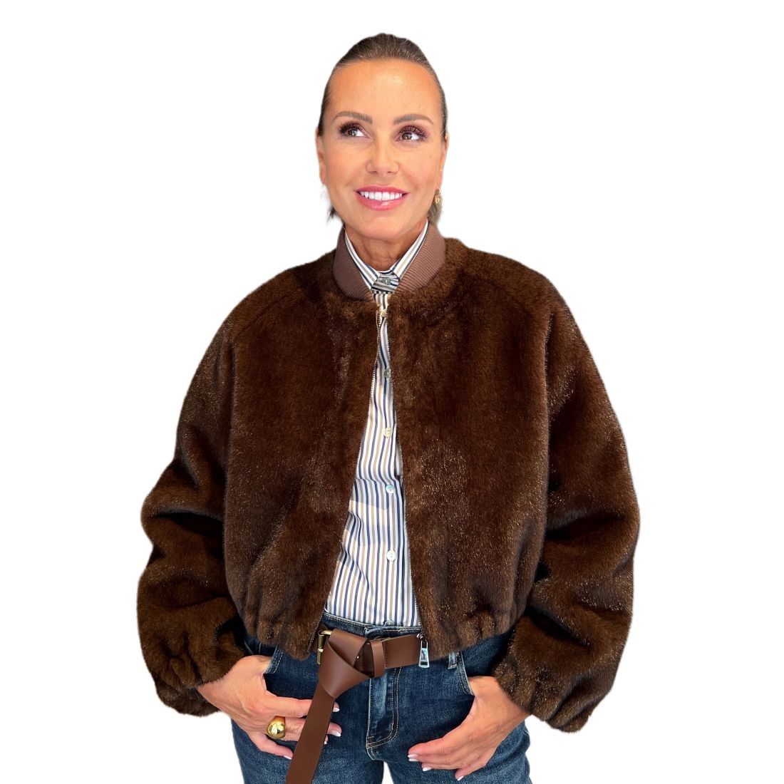 Bomberino Eco-Mink Cocoa VALENTINI