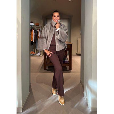 Cappa Eco-Mink Ash/Taupe VALENTINI