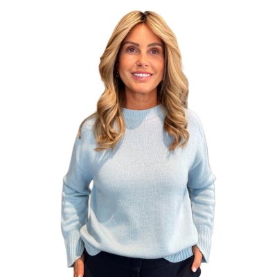 Maglia Girocollo Sandy Azzurro VANISE'