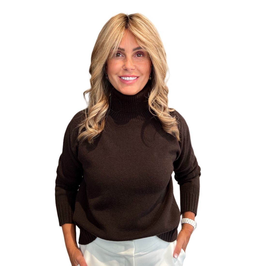 Maglia Dolcevita Penelope Caffe VANISE'