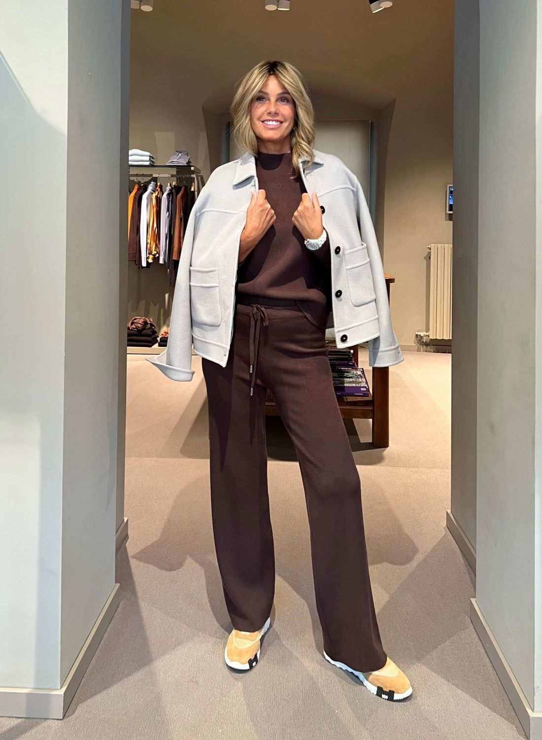 Tuta Cozy Chic Marrone NG71