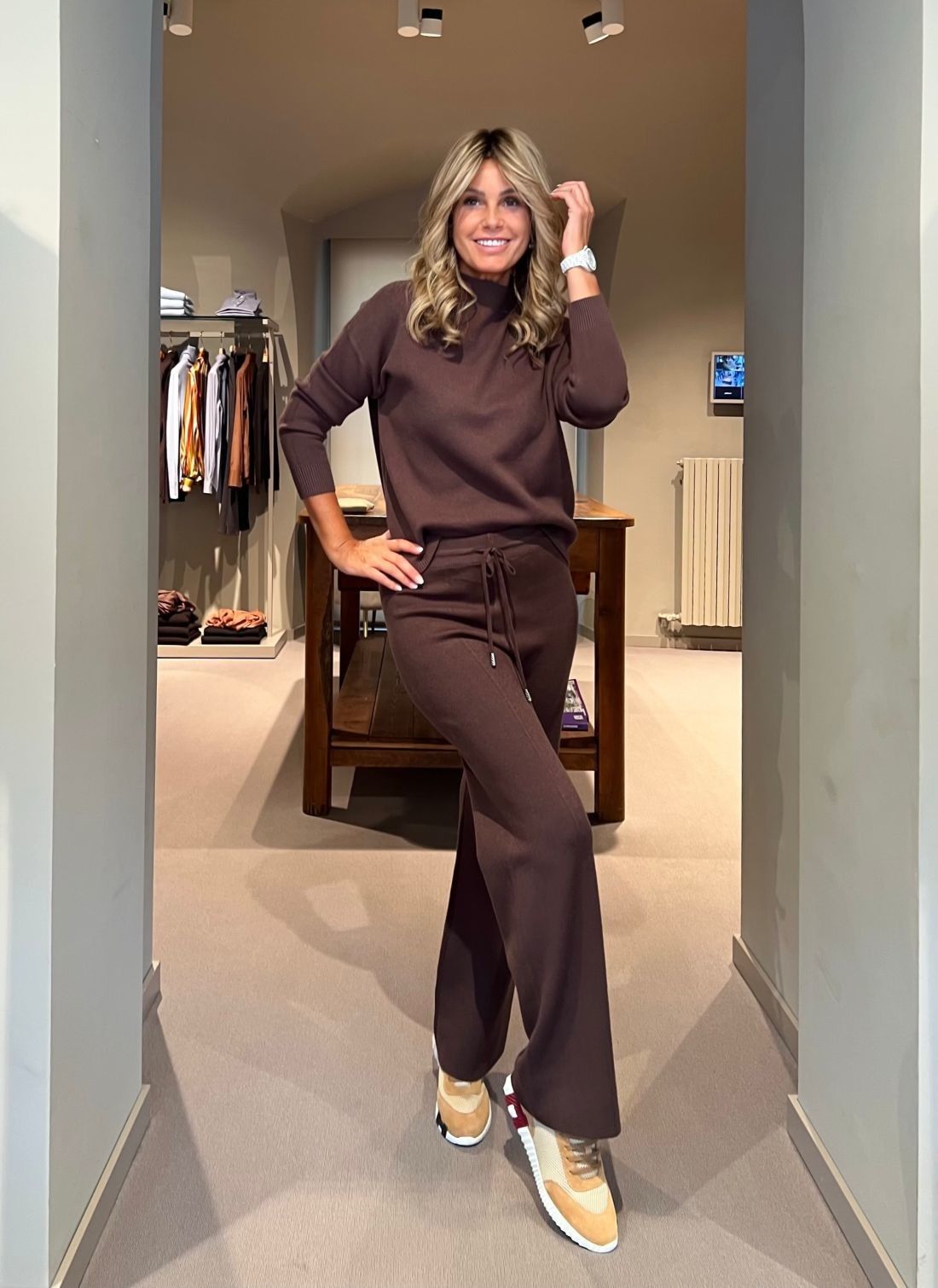 Tuta Cozy Chic Marrone NG71