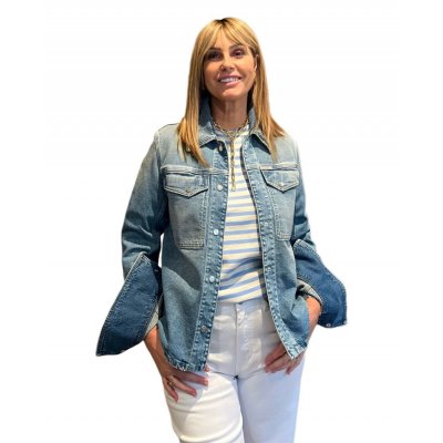 Giacca Camicia Utility Mid Blue CLOSED