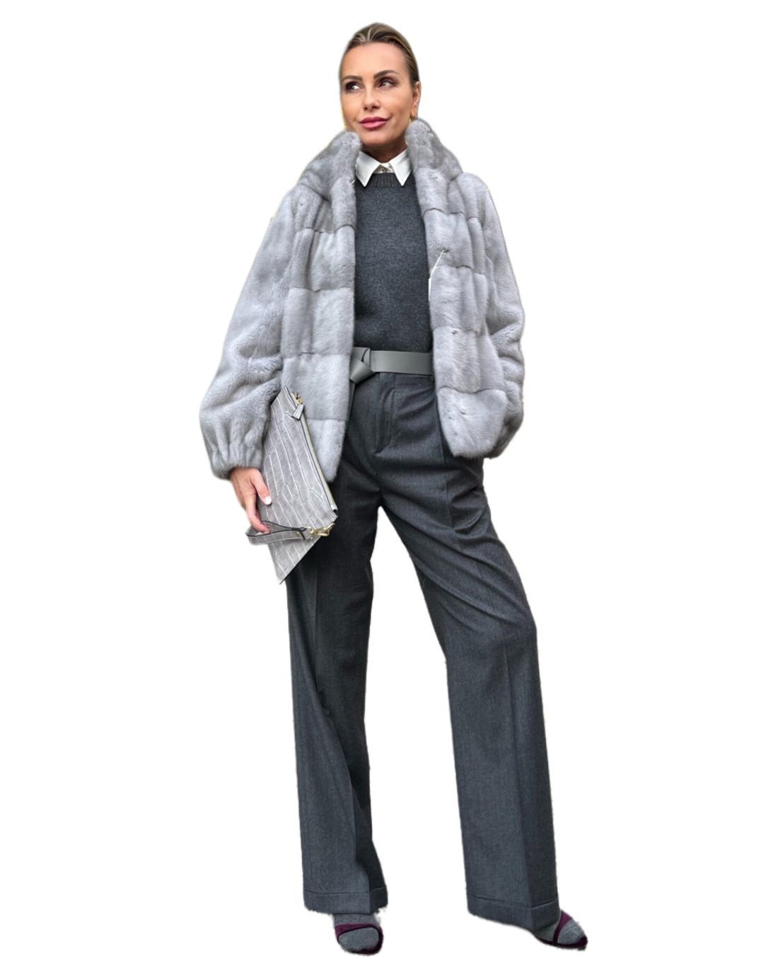 Pantalone BorgoNuovoW Grigio BRIGLIA