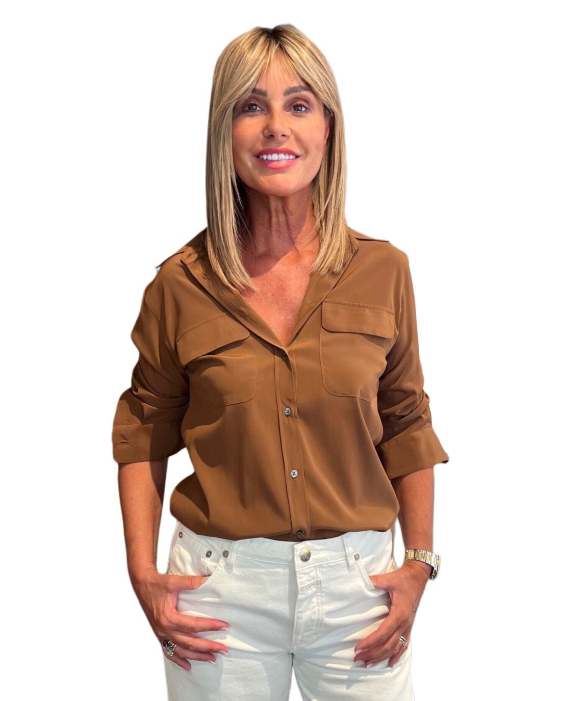 Camicia Marrone Taschine GUGLIELMINOTTI