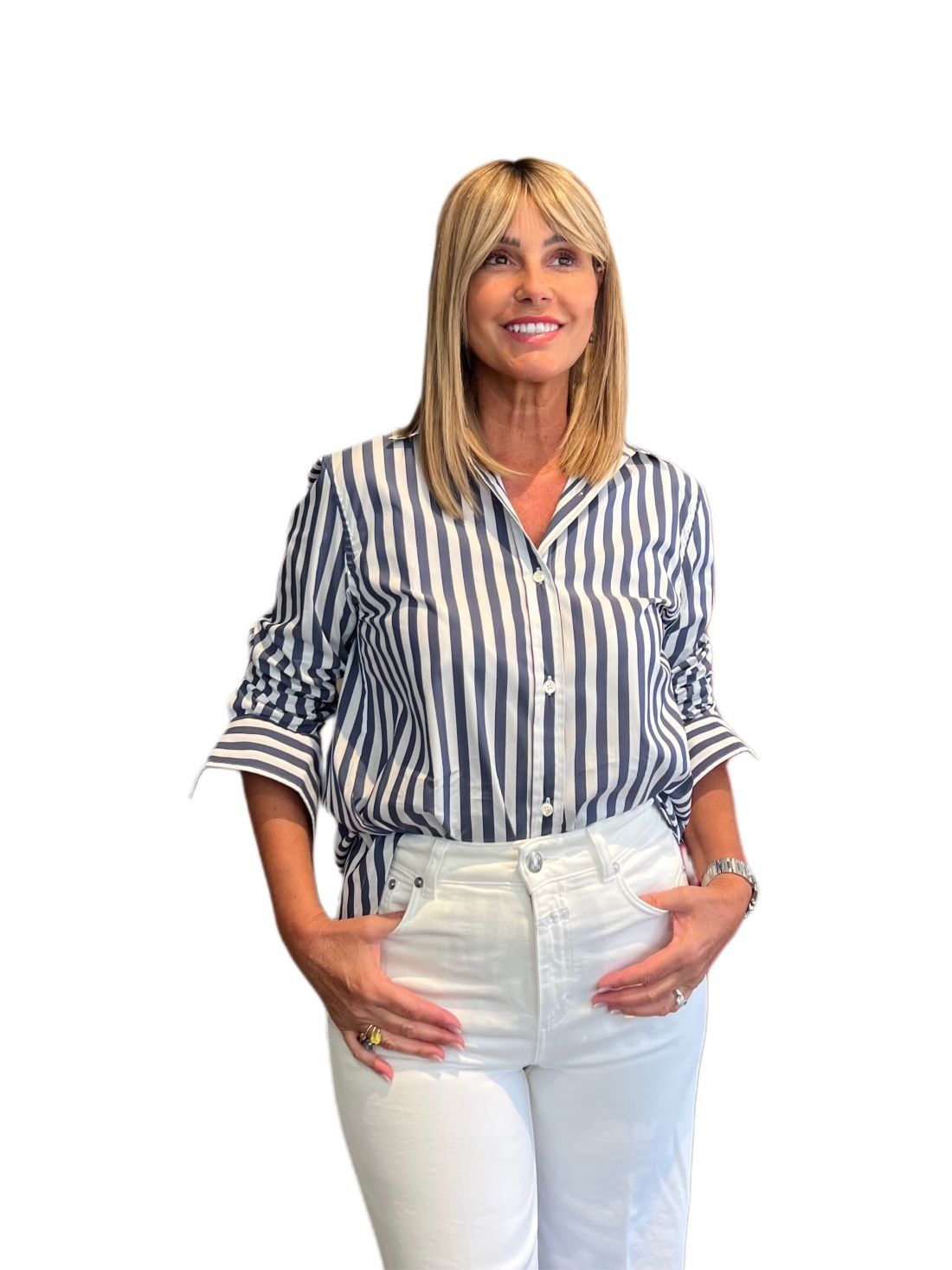 Camicia Riga Blu GUGLIELMINOTTI