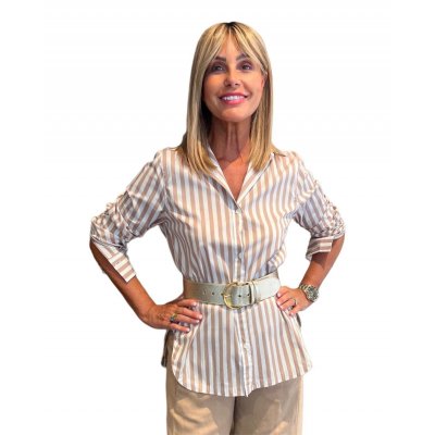 Camicia Riga Beige GUGLIELMINOTTI