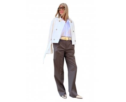 Pantalone BorgoNuovoW Cioccolato BRIGLIA