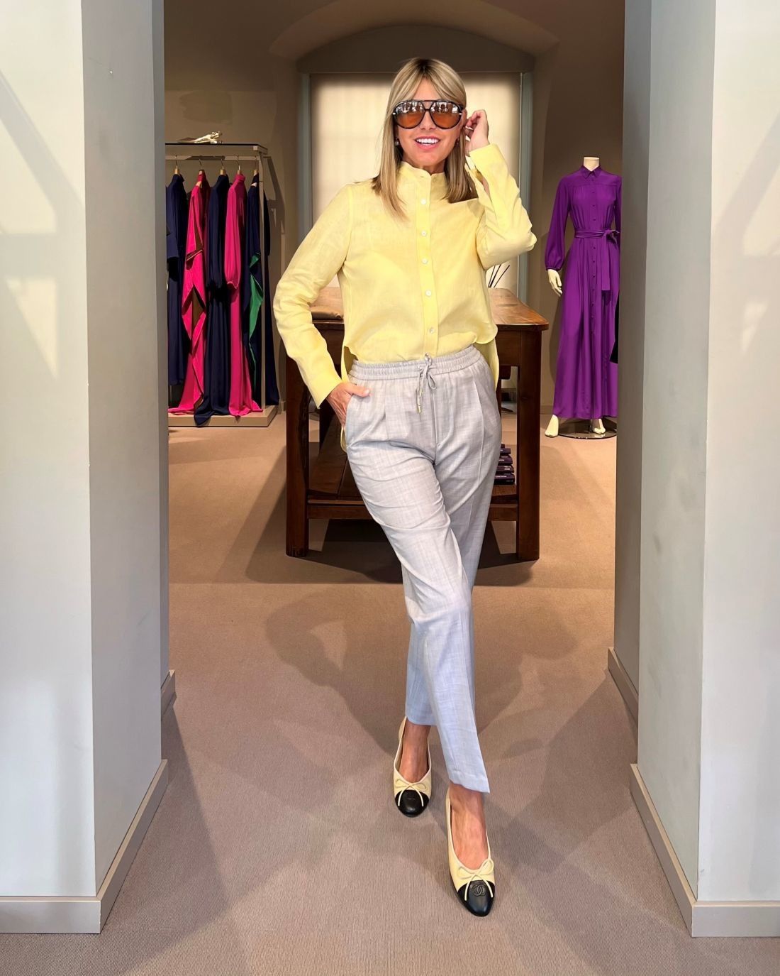 Pantalone WimbledonW Grigio BRIGLIA