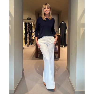 Pantalone Bianco Risvolto ViaMASINI80