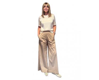 Pantalone Beige Coulisse ViaMASINI80