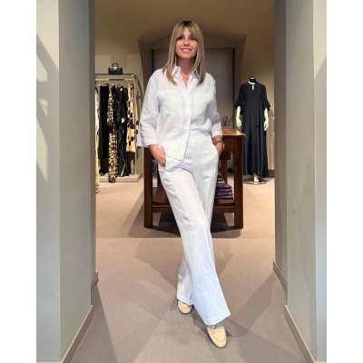 Pantalone Bianco Elastico ViaMASINI80