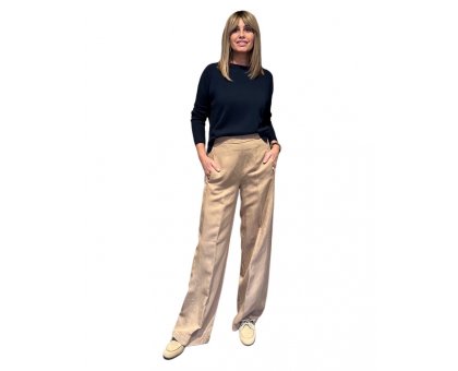 Pantalone Beige Elastico ViaMASINI80
