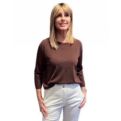 Maglia Collo Ampio Marrone MAIDA MILA
