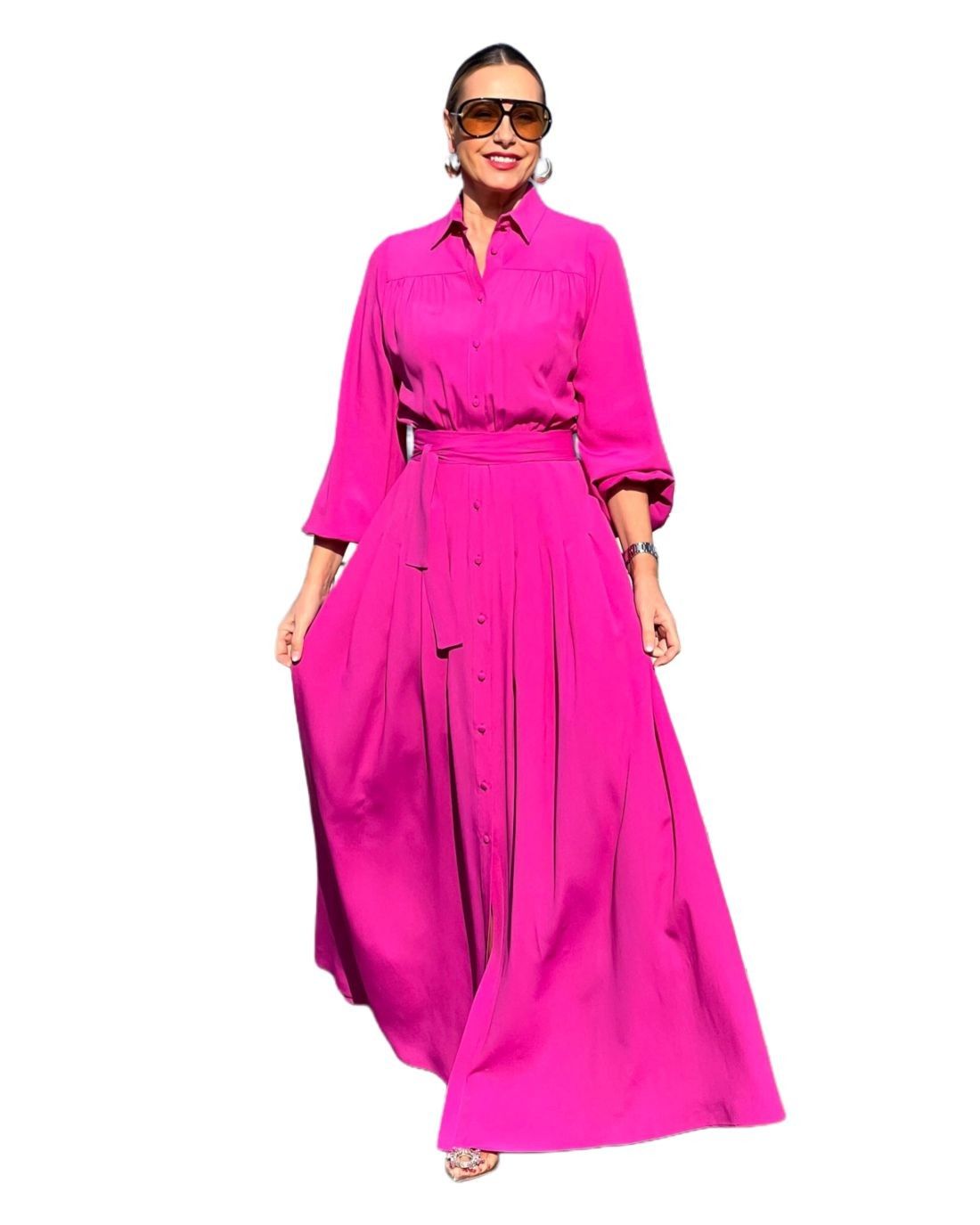 Abito Valeria Fucsia NG71