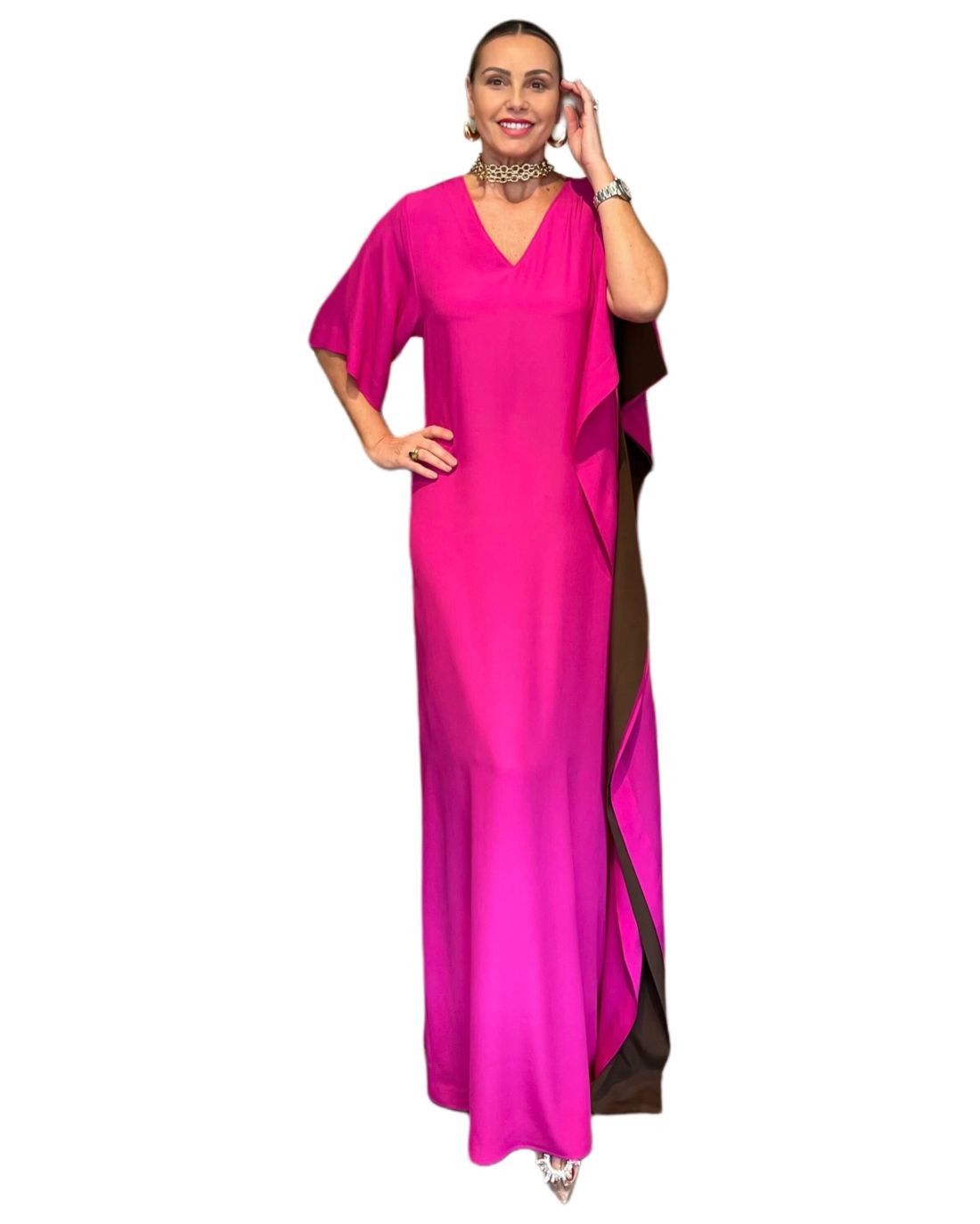 Abito Tania Fucsia NG71