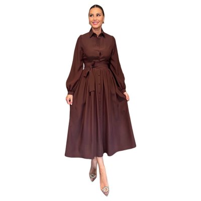 Abito Ilenia Marrone NG71