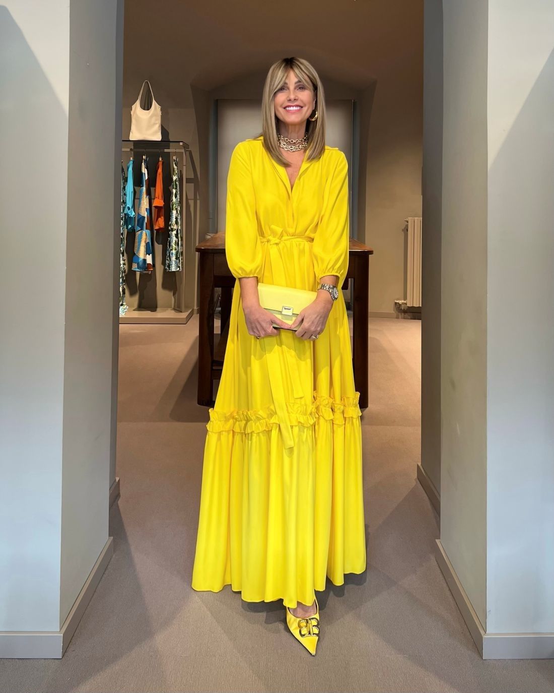 Abito Eleonora Giallo NG71
