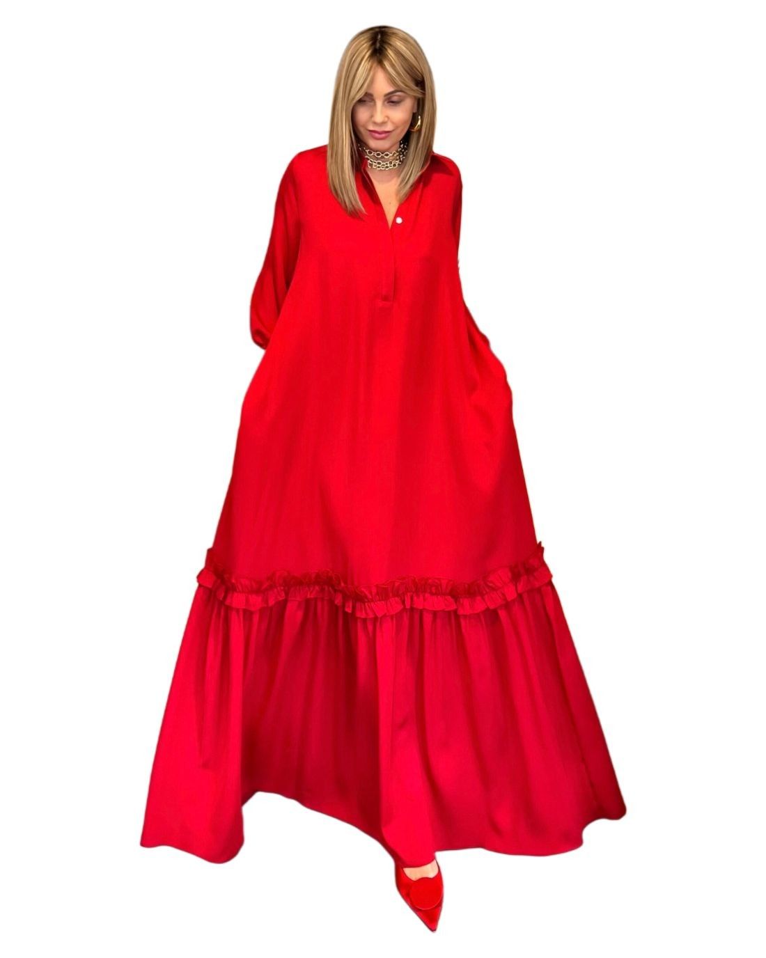 Abito Eleonora Rosso NG71