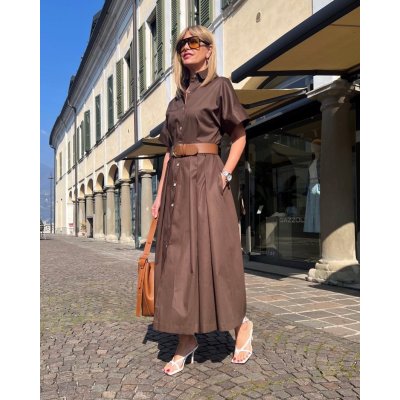 Abito Charlotte Marrone NG71