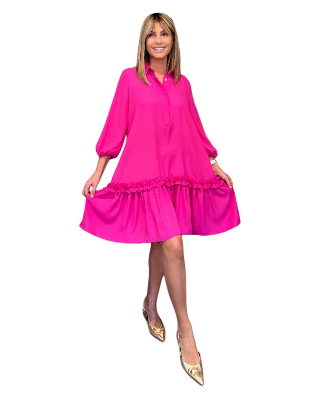 Abito Gloria Fucsia NG71