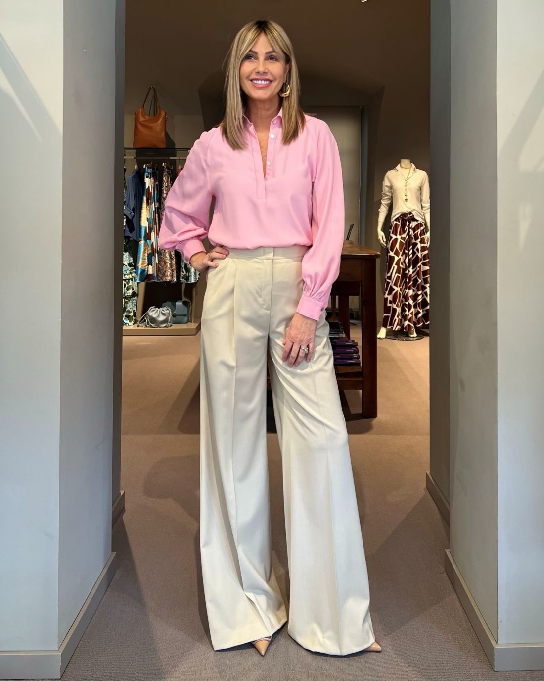 Camicia Donatella Rosa NG71