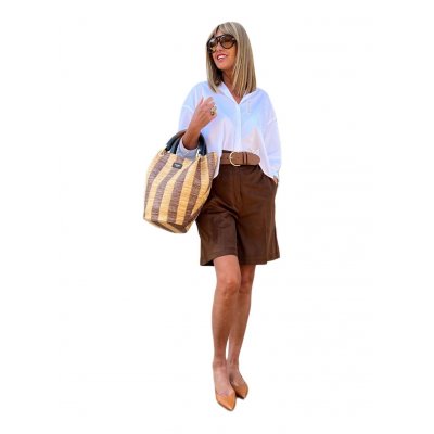 Shorts Suede Marrone URBANCODE