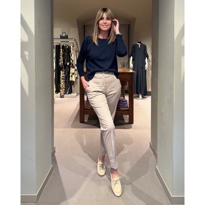 Pantalone Sigaretta Beige PESERICO