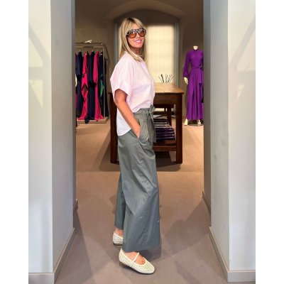 Pantalone Ampio Verde PESERICO