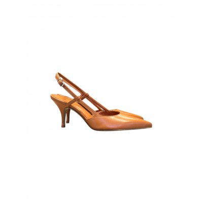 Slingback Afia Nappa Saddle Cuoio ROTTA