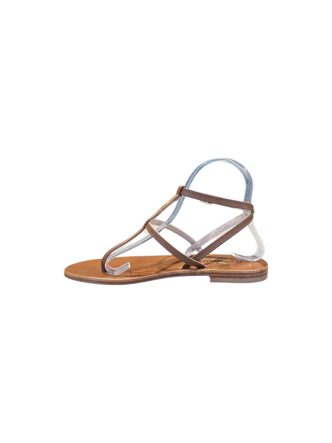 Sandalo Infradito Cuoio Scuro POSITANO