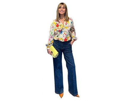 Jeans Palazzo Blu Denim NG71