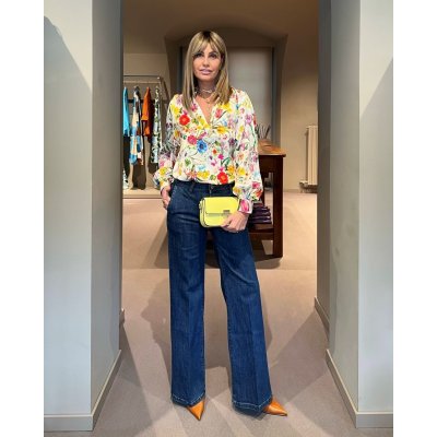 Jeans Palazzo Blu Denim NG71