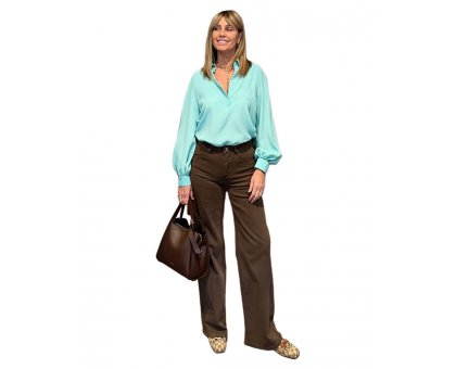 Jeans Dritto Marrone NG71