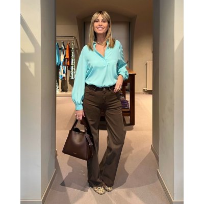 Jeans Dritto Marrone NG71