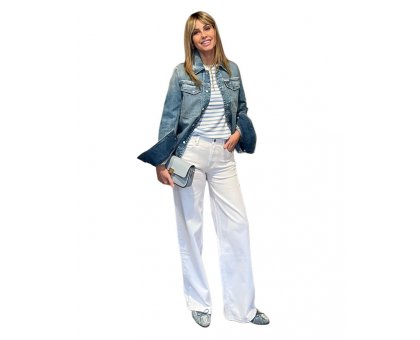 Jeans Dritto Bianco NG71