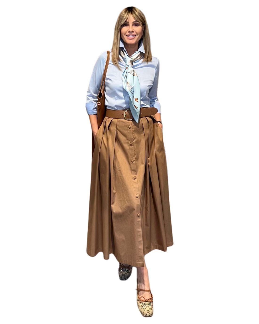 Gonna Micaela Cuoio NG71