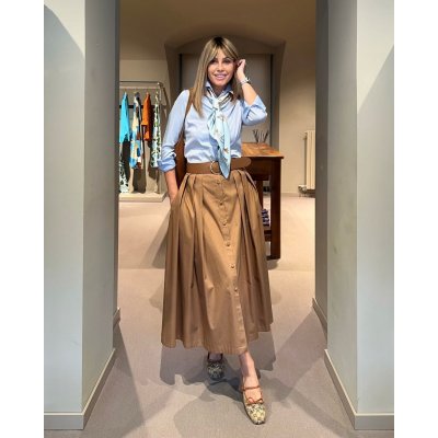 Gonna Micaela Cuoio NG71