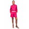 Completo Shorts Lino Fucsia NG71
