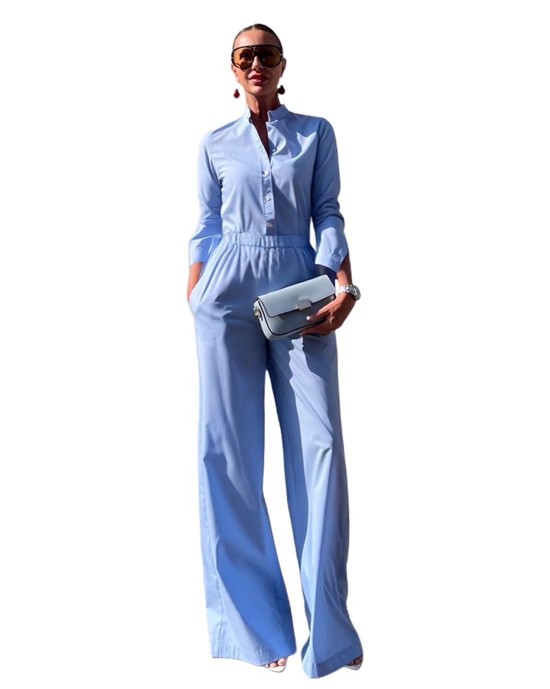 Completo Cotone Azzurro NG71