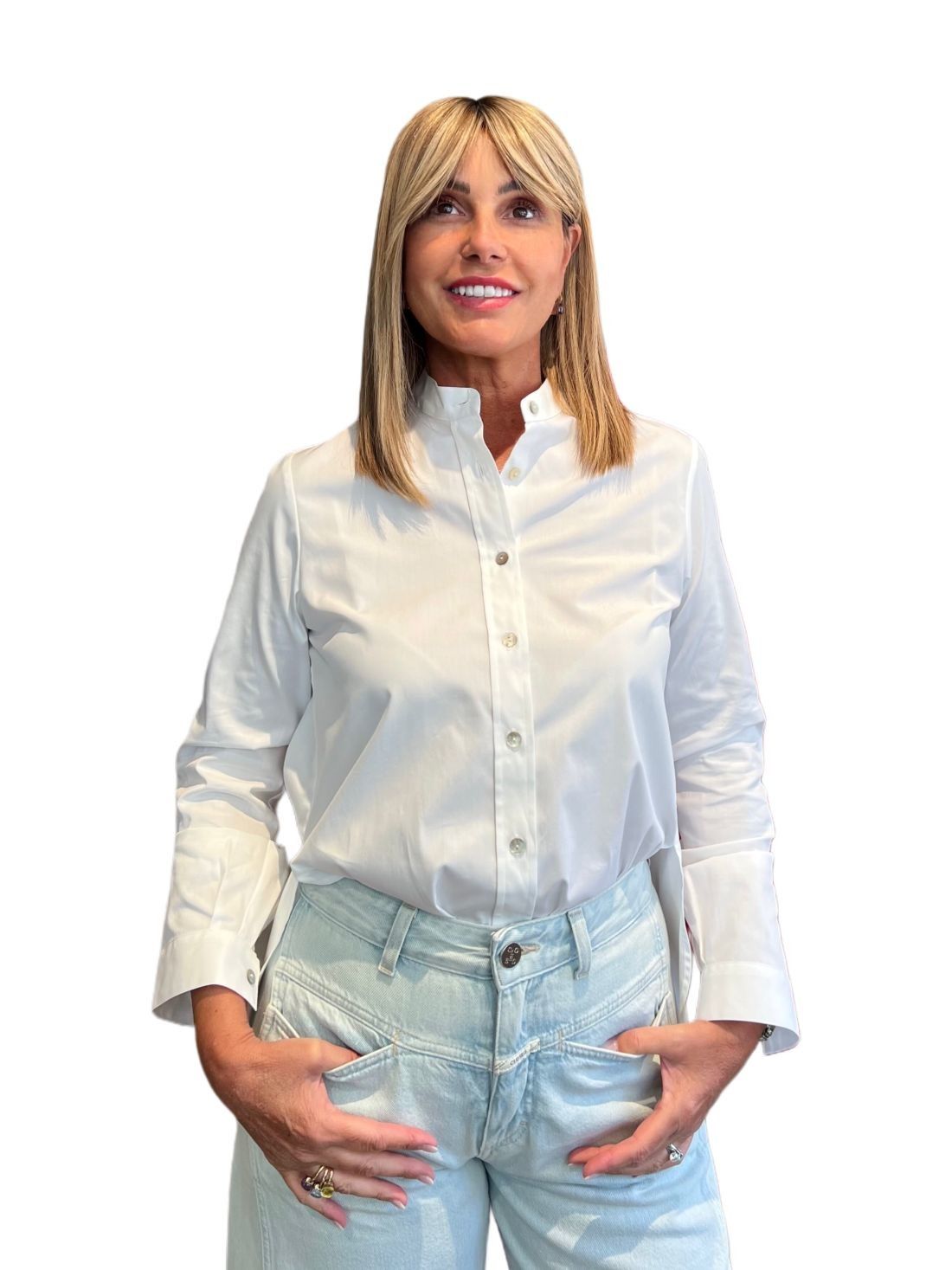 Camicia Clelia Bianca Cotone NG71