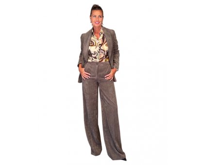 Pantalone Velluto Costine Visone VIA MASINI80