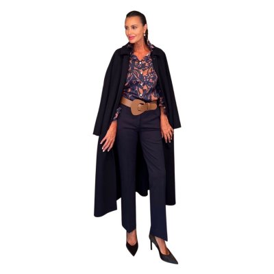 Pantalone Trombetta Blu Navy VIA MASINI80