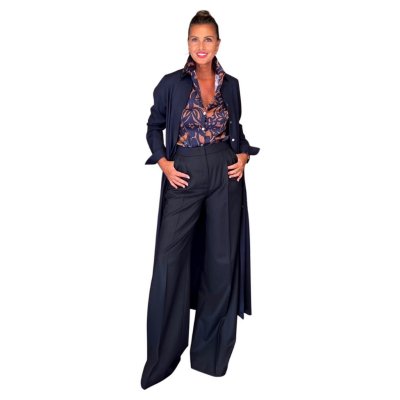 Pantalone Pences Blu Navy VIA MASINI80